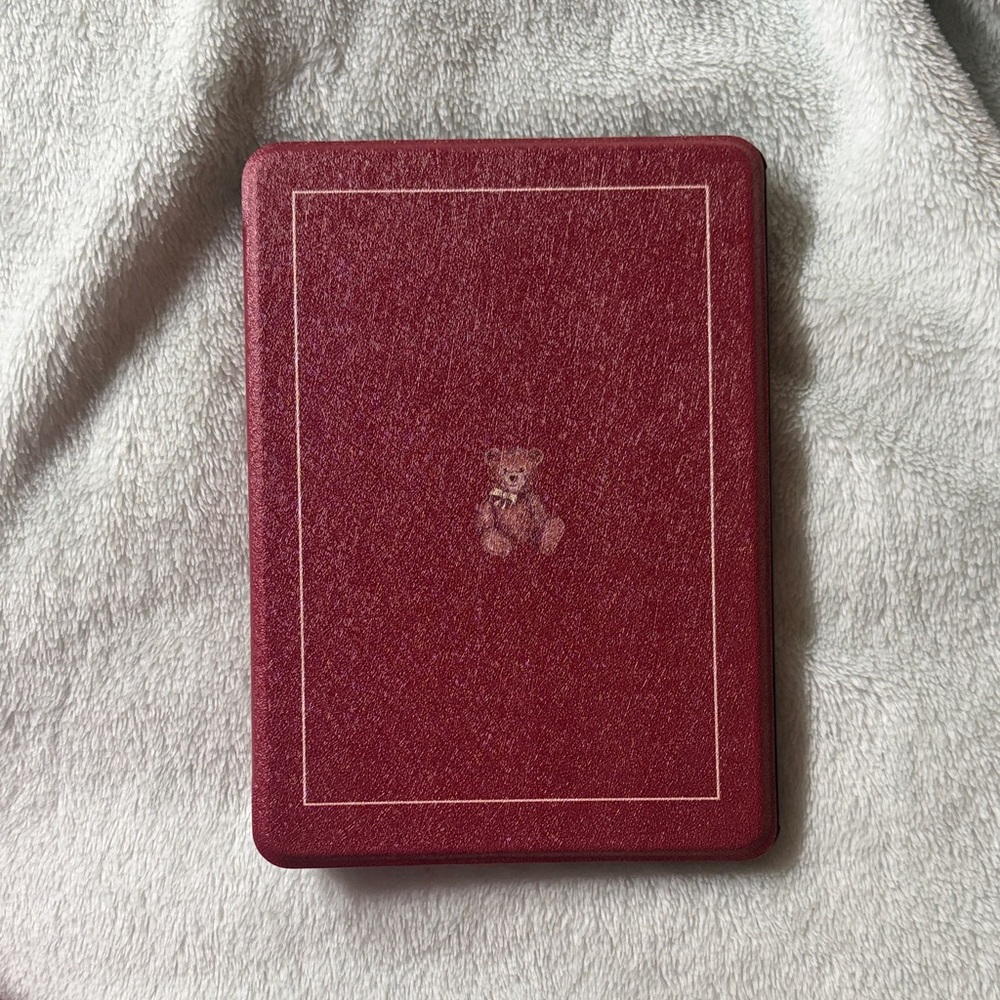 Red Tablet Case with Teddy Bear Design Kindle Paperwhite 11 Gen 2021